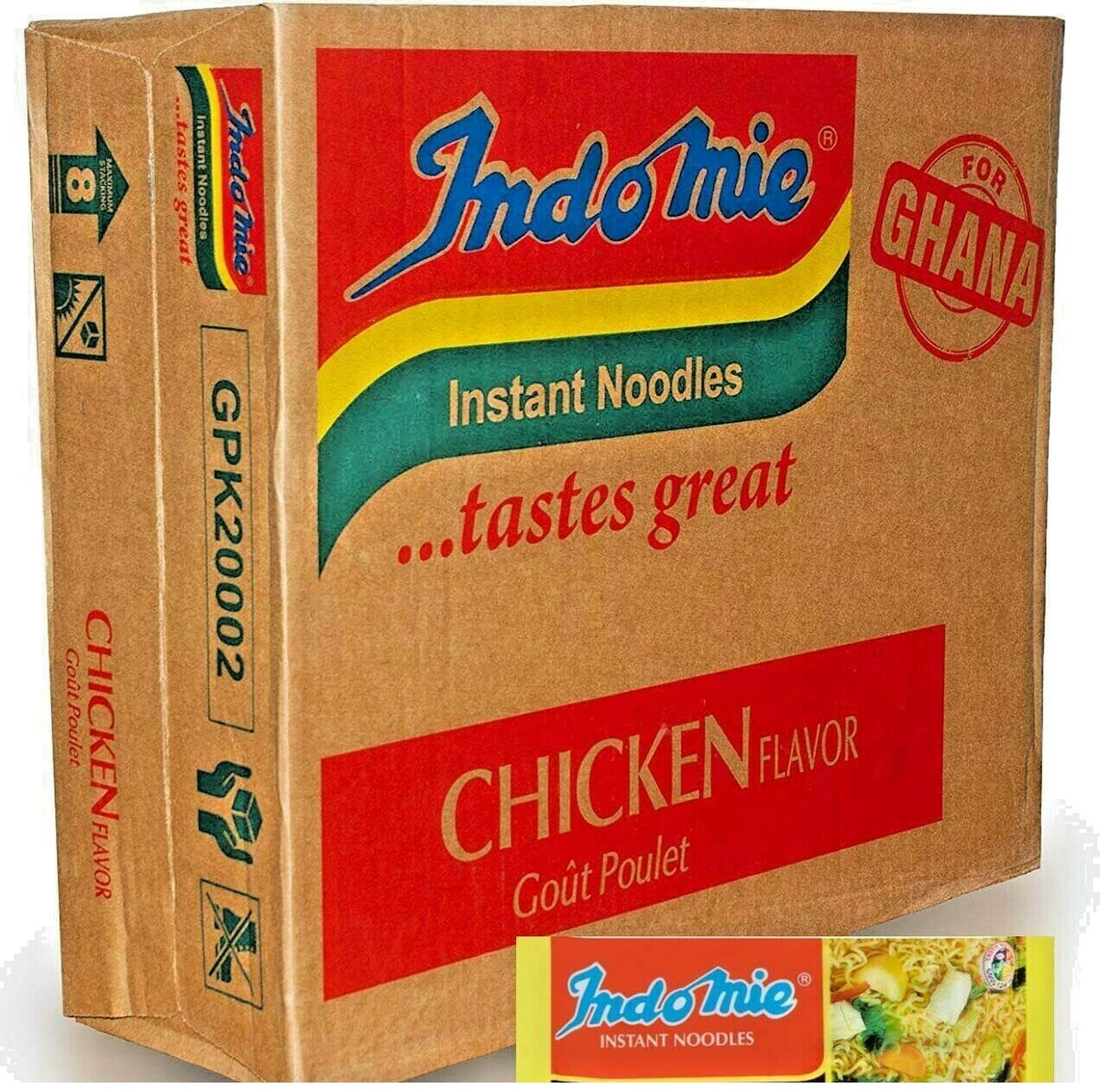 Indomie Chicken Flavou-40 Packs (Carton) – OdeeFoods (999322328 MVA)